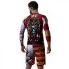 Longsleeve rashguard EXTREME HOBBY KILLER CARDS 2 czerwony