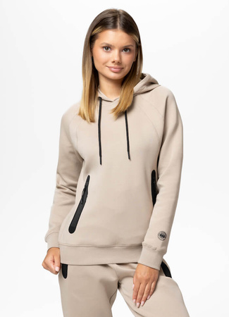 Damska bluza PIT BULL EXPLORY WMN cappucino kaptur