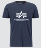 T-shirt ALPHA INDUSTRIES BASIC granatowy (navy) 100501 02