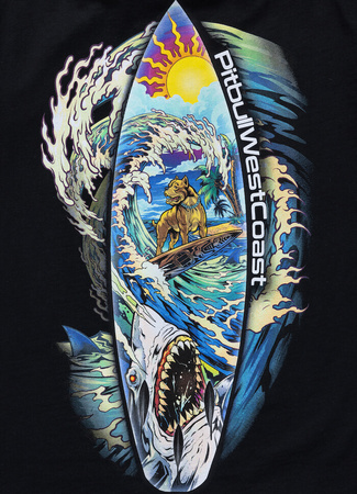 T-shirt damski PIT BULL CAMINO WMN czarny