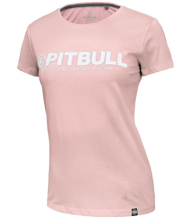 T-shirt damski PIT BULL R slim fit WMN różowy