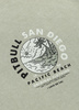 T-shirt PIT BULL Denim Washed PLANET SURF dusty salvia