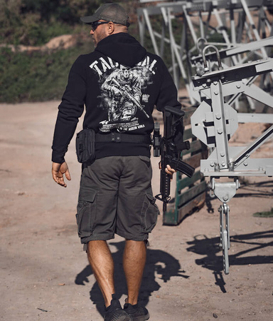 Bluza DOBERMANS TACTICAL BK394 kaptur czarna