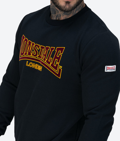 Bluza LONSDALE CLASSIC czarna prosta