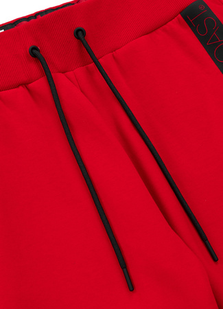 Damskie spodnie PIT BULL CHELSEA WMN dresowe czerwone