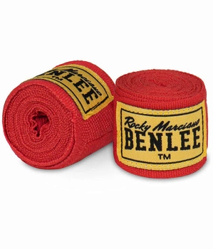 Bandaże bokserskie, owijkie BENLEE ELASTIC 300 cm czerwone