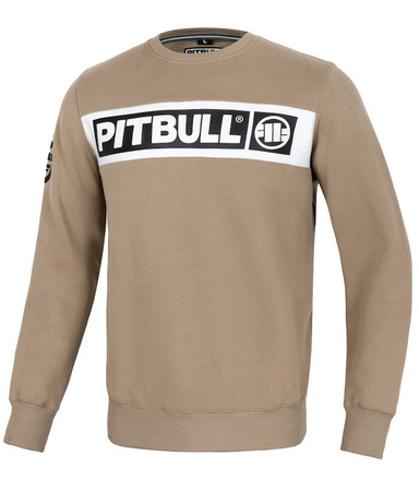 Bluza PIT BULL SHERWOOD beżowa (pale sand) prosta