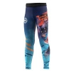 Legginsy kids  EXTREME HOBBY TIGER niebieski