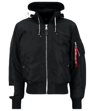 Kurtka ALPHA INDUSTRIES MA-1 ZHP czarna 118101 03