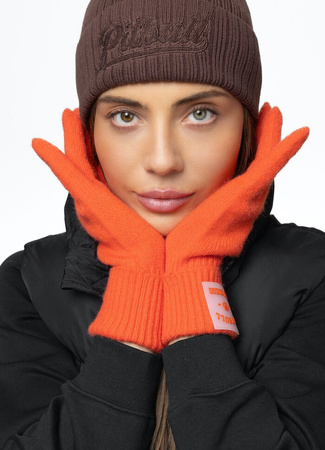 Rękawiczki zimowe PIT BULL LOVE PB fluo orange