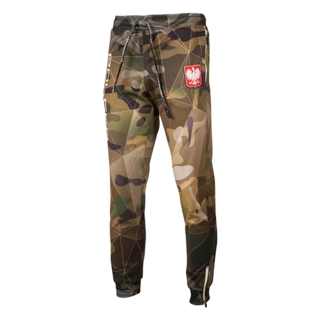 Dres sportowy EXTREME HOBBY POLSKA CAMO komplet khaki