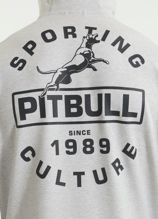 Bluza PIT BULL Tricot Terry PHYSICAL CULTURE szara kaptur