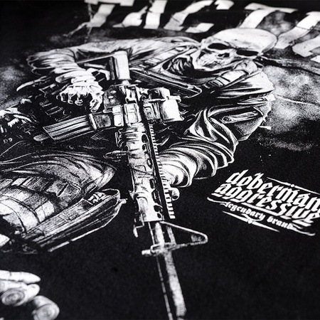 T-shirt DOBERMANS TACTICAL SOLDIER TS394 czarny