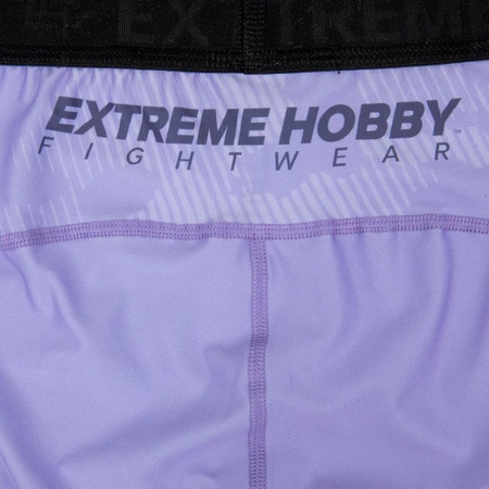 Legginsy sportowe damskie EXTREME HOBBY HAVOC 3/4 liliowy