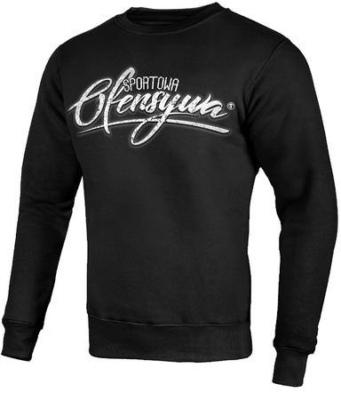 Bluza OFENSYWA SPORTOWA OFENSYWA czarna prosta