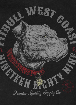 Bluza PIT BULL STRENGTH & RESPECT dark graphite rozpinana