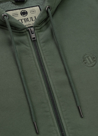Bluza PIT BULL WASHED LANCASTER 2 sage green rozpinana