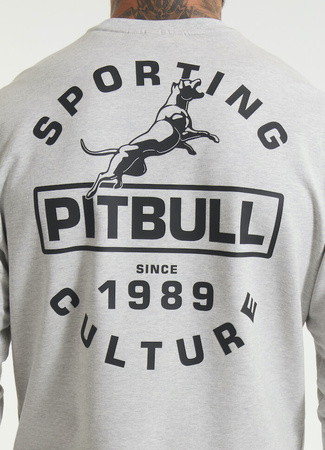 Bluza PIT BULL Tricot Terry PHYSICAL CULTURE szara prosta