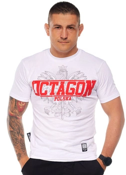 T-shirt OCTAGON POLSKA ORZEŁ biały