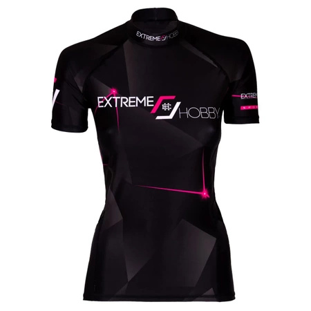 Short sleeve rashguard damski  EXTREME HOBBY MT SPORT różowy