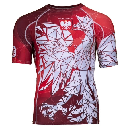 Short sleeve rashguard EXTREME HOBBY POLSKA czerwony