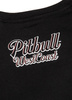 T-shirt PIT BULL BORN IN CALIFORNIA czarny