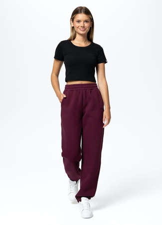 Damskie spodnie PIT BULL TULLA WMN dresowe dusty grape