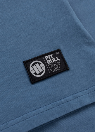 T-shirt PIT BULL USA CAL 210 GSM BRUSHED shade blue