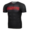 Short sleeve rashguard EXTREME HOBBY BLACK ARMOUR czarny