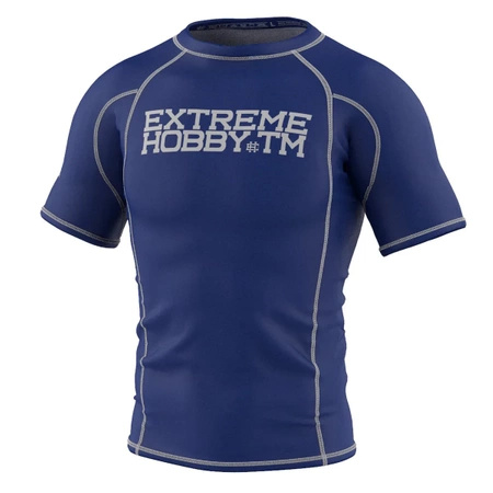 Short sleeve rashguard EXTREME HOBBY TRACE niebieski