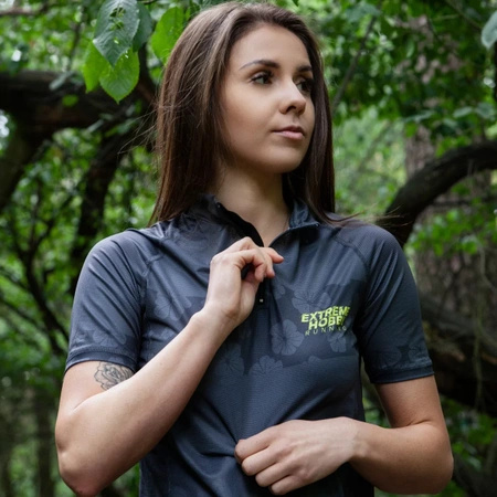 Koszulka Rozpinana Biegowa Damska Flowers