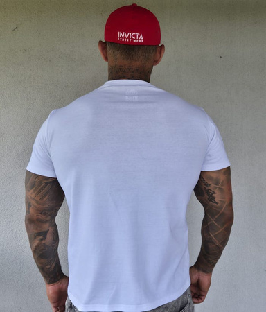 T-shirt INVICTA POLSKA biały