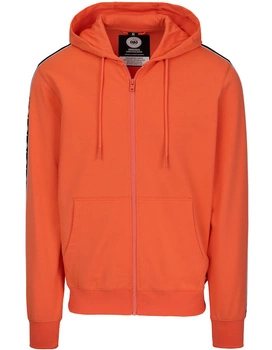 Bluza PIT BULL Tricot Terry TAPE NUGGET bright salmon rozpinana