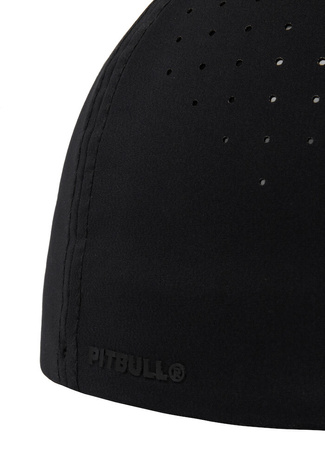 Czapka PIT BULL FULL CAP TECH LOGO WITH PERFORATED czarna