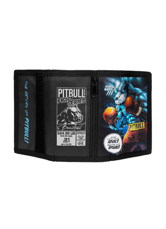 Portfel parciany PIT BULL ORIOLE MASTERS OF BOXING czarny
