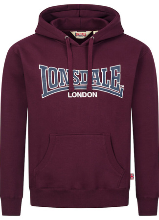 Bluza LONSDALE SELLAN bordowa kaptur