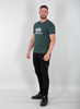 T-shirt ALPHA INDUSTRIES BASIC zielony (navy green) 100501 610