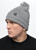 Czapka zimowa PIT BULL BUBBLE SMALL LOGO II szara