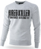 Bluza DOBERMANS CONTRACT KILLING BC286 szara prosta