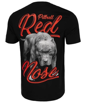 T-shirt PIT BULL RED NOSE czarny