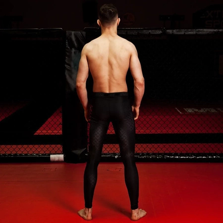 Legginsy Sportowe Męskie Black Armour