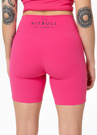 Damskie spodenki sportowe PIT BULL AVENIDA WMN malinowe