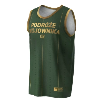Tank Top Koszykarski EXTREME HOBBY PODRÓŻE WOJOWNIKA zielony
