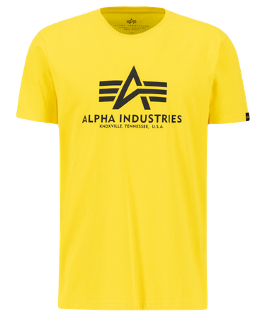 T-shirt ALPHA INDUSTRIES BASIC żółty (empire yellow) 100501 465