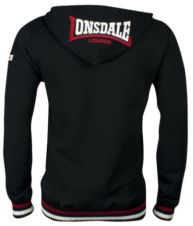 Bluza LONSDALE LANCASTER czarna rozpinana