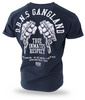 T-shirt DOBERMANS GANGLAND TS254 granatowy