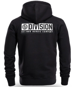 Bluza DOBERMANS DIVISION PATCH BZ392 czarna rozpinana czarna