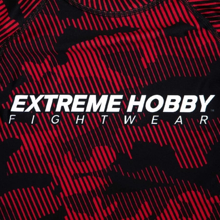 Short sleeve rashguard EXTREME HOBBY HAVOC czerwony