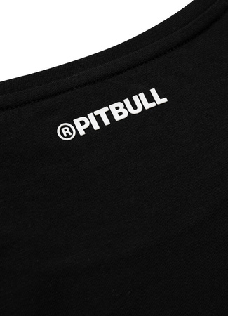 T-shirt damski PIT BULL SMALL LOGO slim fit WMN czarny