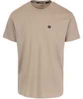 T-shirt PIT BULL ULTRA LIGHT Coolmax SCOTT ciemnobeżowy (dark sand)